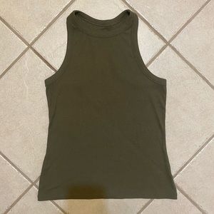 OLD NAVY UltraLite Green Racerback Tank Top Women